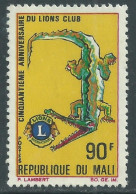 MALI 1967 - CENTENARIO DEL CLUB LIONS INTERNACIONAL - YVERT 106** - Mali (1959-...)