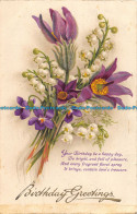 R150276 Birthday Greetings. Flowers. 1930 - World