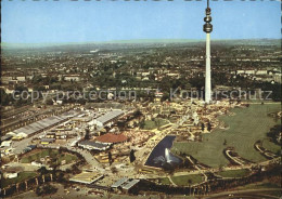 72023227 Dortmund Fliegeraufnahme Fernsehturm Und Westfalenhalle Dortmund - Dortmund