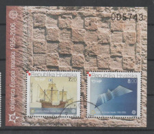 Croatia 2005, Used, 50 Years Of Europa CEPT Issues, Numerated Michel Bl 27 - Croatia