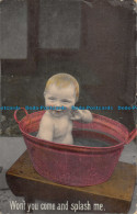 R150288 Wont You Come And Splash Me. Baby In Bowl. Misch And Co. Aristophot - World