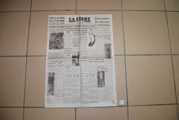 EL1 Old French Journal - La Loire - 1940 - WW2 Hitler War - Militaria - Other & Unclassified