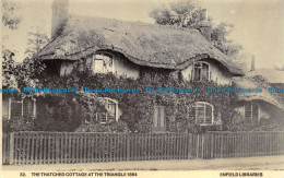 R150633 The Thatched Cottage At The Triangle 1884. Enfield - World