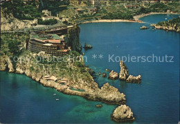72023125 Taormina Sizilien Fliegeraufnahme Capo Taormina Taormina - Other & Unclassified