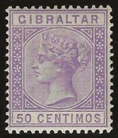 Gibraltar   .   SG   28  (2 Scans)  .  '89-'96 .  Crown CA   .   *   .    Mint-hinged - Gibraltar