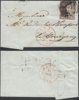 Belgique 1850 -Précurseur De Gent à Destination Alost (Belgique). Série : Épaulettes... (DD) DC-12608 - 1849 Epaulettes