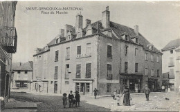 SAINT GENGOUX LE NATIONAL Place Du Marché - Autres & Non Classés