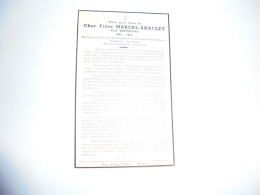 Souvenir Pieux Décès Frère MARCEL ANACLET  Paul Bertrand 1883 1953 Combattant 14 18 Etablissement Carlsbourg Religieux - Obituary Notices