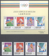 Macao 1992 - Olympic Games Barcelona 92 Mnh** - Sommer 1992: Barcelone