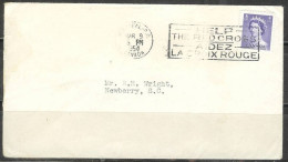 1954 - Elizabeth 4-cents Montreal To USA - Red Cross Cancel - Brieven En Documenten