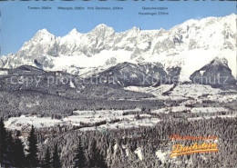 72022925 Dachstein Steiermark Dachstein Suedwaende Mit Dem Hochplateau Der Ramsa - Other & Unclassified