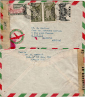 MEXICO 1944 AIRMAIL LETTER SENT FROM MEXICO TO ALGER - Mexico