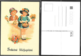 Czechoslovakia Greeting Card 1, Unused  - Czech Republic