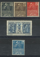 FRANCE. - 1930/31, INTERNATIONAL COLONIAL EXHIBITION, PARIS  STAMPS COMPLETE SET OF 5, UMM (**). - Ungebraucht