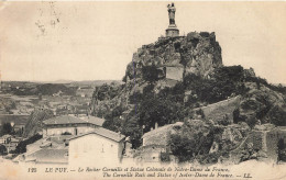 P5-43-Le Puy-le Rocher Corneille Et Statue Colossale De Notre Dame De France Vue Panoramique - Le Puy En Velay