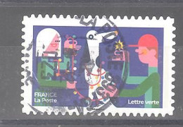 France Autoadhésif Oblitéré N°2344 (Des Timbres Qui Nous Rapprochent - N°1) (cachet Rond) - Gebruikt