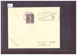 LAUSANNE - FETE CANTONALE DE GYMNASTIQUE 1926 - Storia Postale
