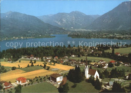 72022135 Bad Wiessee Hotel Wiesseer Hof Kirche Fliegeraufnahme Bad Wiessee - Bad Wiessee