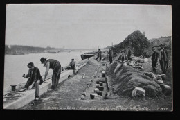 CPA Les Berges De La Seine - Construction D'un Bas - Port - Quai D'Austerlitz  Non Circulée .. - La Seine Et Ses Bords