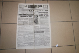 EL1 Old French Journal - Le Nouvelliste - 1941 - WW2 Hitler War - Militaria - Andere & Zonder Classificatie