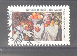 France Autoadhésif Oblitéré N°2336 (Natures Mortes : Paul Cézanne) (cachet Rond) - Oblitérés