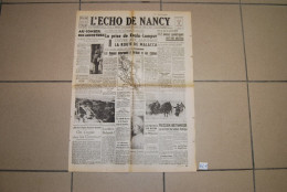 EL1 Old French Journal - L'Echo De Nacy - 42 - WW2 Hitler War - Militaria Guerre - Other & Unclassified