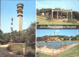 72021954 Petersberg Halle Fernseh- Aussichtsturm Fernsehpavillon Bergbad Petersb - Andere & Zonder Classificatie