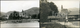 2 PHOTOS SET 1966 WEISSENKIRCHEN DONAU  DANUBE RIVER REAL ORIGINAL AMATEUR PHOTO FOTO AUSTRIA OSTERREICH CF - Lieux