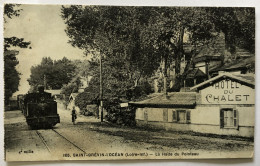 CPA Saint Brévin L'Océan - Train à La Halte Du Pointeau - Hôtel Du Chalet - Bougouin Le Dresny De Plessé - Saint-Brevin-l'Océan