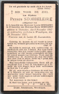 Bidprentje Oostakker - Stobbeleir Petrus (1862-1931) - Imágenes Religiosas