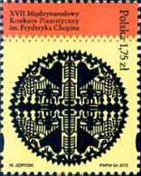 353567 MNH POLONIA 2015 CONCURSO DE PIANO - Unused Stamps