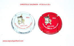 2 Capsules De Champagne CHRISTELLE SALOMON N°10.b Au 10.c - Collezioni