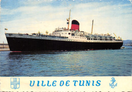 13-MARSEILLE-PAQUEBOT-VILLE DE TUNIS-N°404-A/0135 - Unclassified