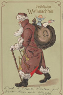 PERE NOEL BELLE CARTE 1909 - Andere & Zonder Classificatie