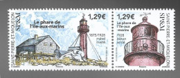 SP & M 2024 - Le Phare De L'île-aux-marins** - Unused Stamps