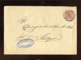 "WUERTTEMBERG" 1901, Dienst-Ganzsachenumschlag Mit K1 "FRIEDRICHSHAFEN" (B2140) - Enteros Postales