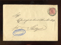 "WUERTTEMBERG" 1901, Dienst-Ganzsachenumschlag Mit K1 "FRIEDRICHSHAFEN" (B2140) - Interi Postali