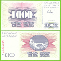 BOSNIA & HERZEGOVINA 1000 DINARA 1992 P-15  UNC - Bosnia Y Herzegovina