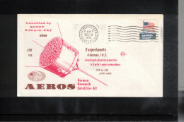 USA 1972 Space / Weltraum German Research Satellite A-2 AEROS Interesting Cover - United States