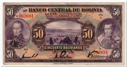 BOLIVIA,50 PESOS,L.1928,P.123,VF+ - Bolivië