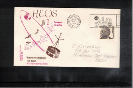USA 1968 Space / Weltraum European Satellite HEOS 1 Interesting Cover - United States