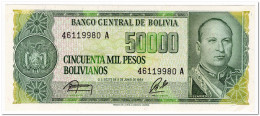 BOLIVIA,50 000 PESOS,1984,P.170,AU - Bolivie