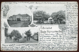 HUNGARY NAGYSZÉCSÉNY  Old Postcard 1901 - Hungary