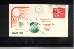 USA 1979 Space / Weltraum Cooperative US-German Satellite HELIOS-TWO Interesting Cover - USA