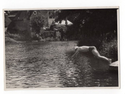 Snapshot Superbe Plongeon Torse Nu Lac Rivière Homme   Playboy - Anonymous Persons