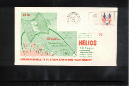 USA 1974 Space / Weltraum Cooperative US-German Satellite HELIOS Interesting Cover - United States