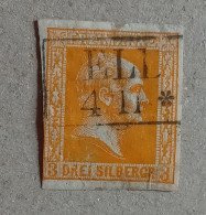 Prusse Preussen 1857 – F. Wilhelm IV - MiNr 8 – 3 Sgr – Orange – Signature JÄSCHKE-LANTELME BPP - Used