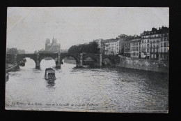 CPA Les Berges De La Seine - Pontde La Tournelle Et Quai De Béthune  Non Circulée .. - De Seine En Haar Oevers