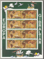 GIBRALTAR  638-641, 2 Kleinbogen, Postfrisch **, Europa CEPT: Entdeckung Amerikas, 1992 - Gibraltar