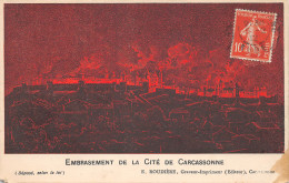 11-CARCASSONNE-L EMBRASEMENT-N°416-G/0337 - Carcassonne